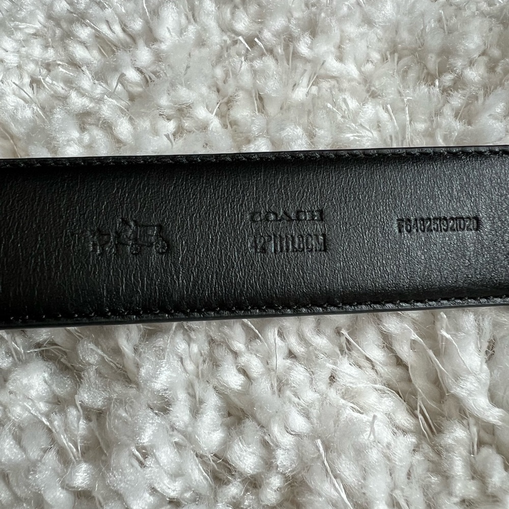 Coach Harness Buckle Reversible cut to size belt - Picture 11 of 14